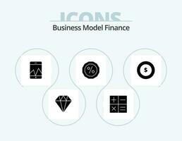 Finance Glyph Icon Pack 5 Icon Design. . . smartphone. finance. coin vector