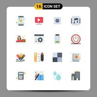 16 Creative Icons Modern Signs and Symbols of browser case browser women showcase Editable Pack of Creative Vector Design Elements