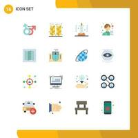 16 Creative Icons Modern Signs and Symbols of avatar analyst grain accountant science experiment Editable Pack of Creative Vector Design Elements