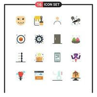 16 Creative Icons Modern Signs and Symbols of object box personalization singing microphone Editable Pack of Creative Vector Design Elements