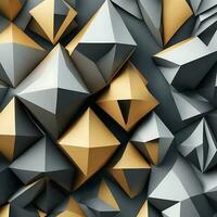 Free Photo simple abstract background of geometric shape 3d rendering