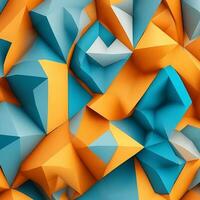 Free Photo simple abstract background of geometric shape 3d rendering