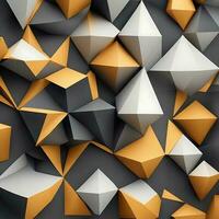 Free Photo simple abstract background of geometric shape 3d rendering