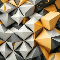 Free Photo simple abstract background of geometric shape 3d rendering