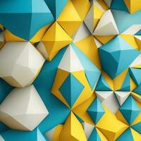 Free Photo simple abstract background of geometric shape 3d rendering