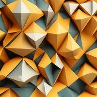 Free Photo simple abstract background of geometric shape 3d rendering