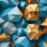 Free Photo simple abstract background of geometric shape 3d rendering