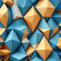 Free Photo simple abstract background of geometric shape 3d rendering