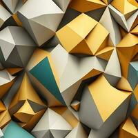 Free Photo simple abstract background of geometric shape 3d rendering