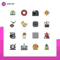 16 Creative Icons Modern Signs and Symbols of lasik eye treatment ui eye surgery day Editable Creative Vector Design Elements