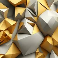 Free Photo simple abstract background of geometric shape 3d rendering