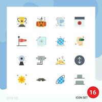 16 Creative Icons Modern Signs and Symbols of remove design horror cancel file Editable Pack of Creative Vector Design Elements