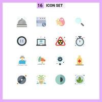 16 Creative Icons Modern Signs and Symbols of internet of things laptop easter clothing view Editable Pack of Creative Vector Design Elements