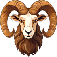 aries zodiac cartoon ai generate png