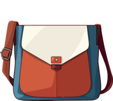 Backpack bag cartoon ai generate png