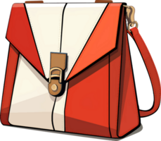 Backpack bag cartoon ai generate png