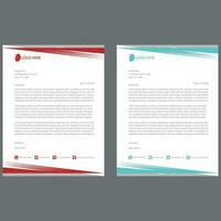 Business Letterhead Design Template. vector