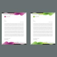 Business Letterhead Design Template. vector