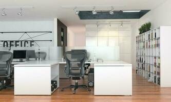 contemporary loft office photo