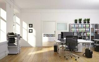 contemporary loft office photo