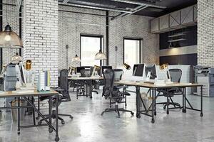 contemporary loft office photo