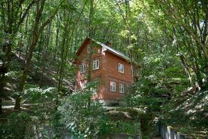 When the temple buildings in the village of Gorny. Holy places near the source of spring water. photo