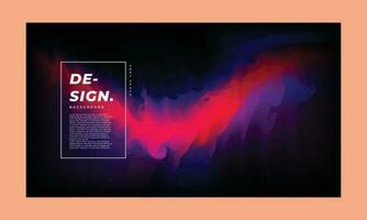 Colorful abstract fluid gradient mesh background template copy space. Suitable for poster, banner, landing page, cover, magazine, or brochure. vector