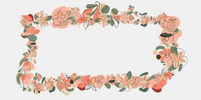 Floral Frames and Elements Graphics, Borders, and Backgrounds for Print and Design Vector Patterns, Flower and Leaf Illustrations, Templates.