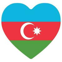 Azerbaijan flag design shape. Flag of Azerbaijan shape vector