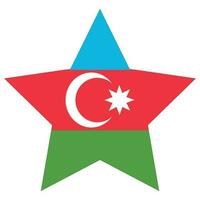 azerbaiyán bandera diseño forma. bandera de azerbaiyán forma vector