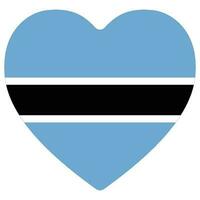 Flag of Botswana. Botswana flag shape vector