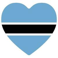 Flag of Botswana. Botswana flag shape vector