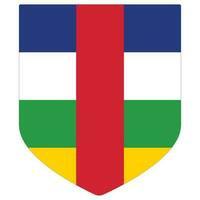 bandera de el central africano república. central africano república bandera vector