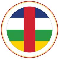 bandera de el central africano república. central africano república bandera vector