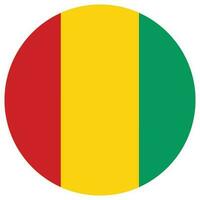 Guinea bandera. bandera de Guinea diseño forma vector