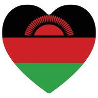 Flag of Malawi design shape. Malawi flag shape. vector