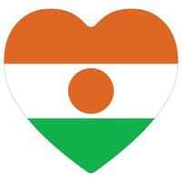 Niger flag shape. Flag of Niger design shape. vector