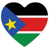 South Sudan flag. Flag of South Sudan design shape. vector