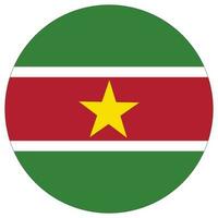 Suriname flag design shape. Flag of Suriname design shape. vector