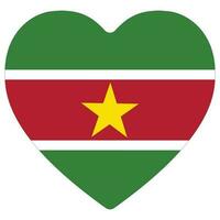 Suriname flag design shape. Flag of Suriname design shape. vector