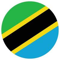 Tanzania flag design shape. Flag of Tanzania design shape vector