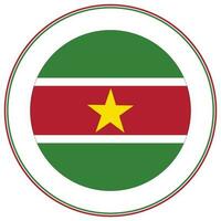 Suriname flag design shape. Flag of Suriname design shape. vector