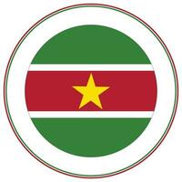 Suriname flag design shape. Flag of Suriname design shape. vector