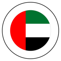 Arabisch emiraten vlag. Verenigde Arabisch emiraten vlag in vorm ontwerp. png