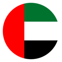 arabo Emirates bandiera. unito arabo Emirates bandiera nel forma design. png