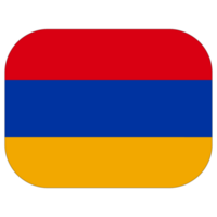 Flagge von Armenien im gestalten Design. Armenien Flagge gestalten png