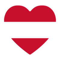 österrikiska flagga i form design. flagga av österrike i form design png