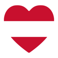 Austrian flag in shape design. Flag of Austria in shape design png