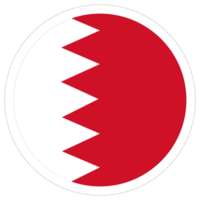 Flag of Bahrain in design shape. Bahrain Flag shape png