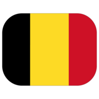 Flagge von Belgien im Design Form. Belgien Flagge png